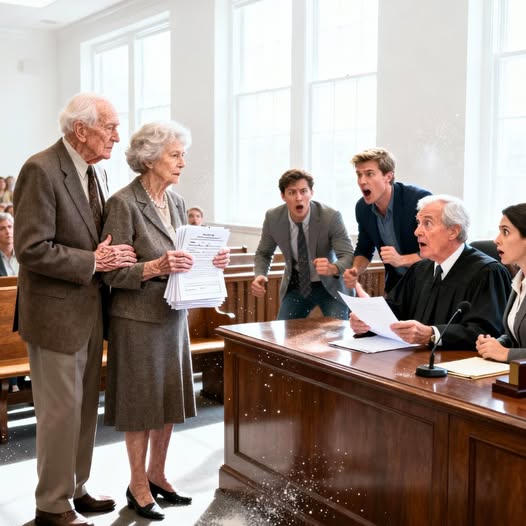 W wieku 90 lat nasi rodzice stanęli przed sędzią wraz z synami z całego kraju. Podjęli wtedy druzgocącą decyzję.