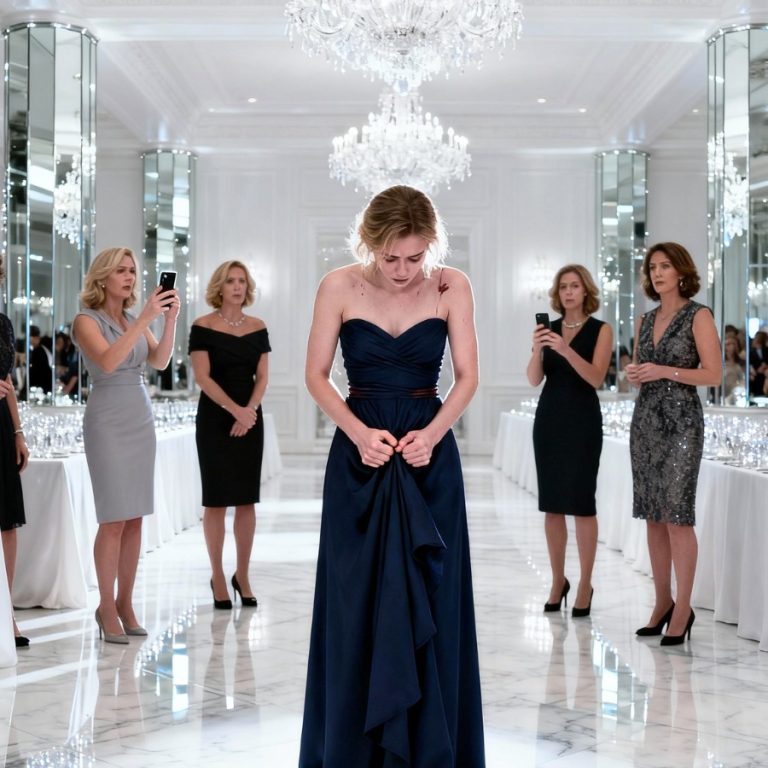 Moi teściowie próbowali mnie upokorzyć na imprezie rodzinnej — wtedy weszli moi bracia-miliarderzy i w całym pomieszczeniu zapadła cisza.