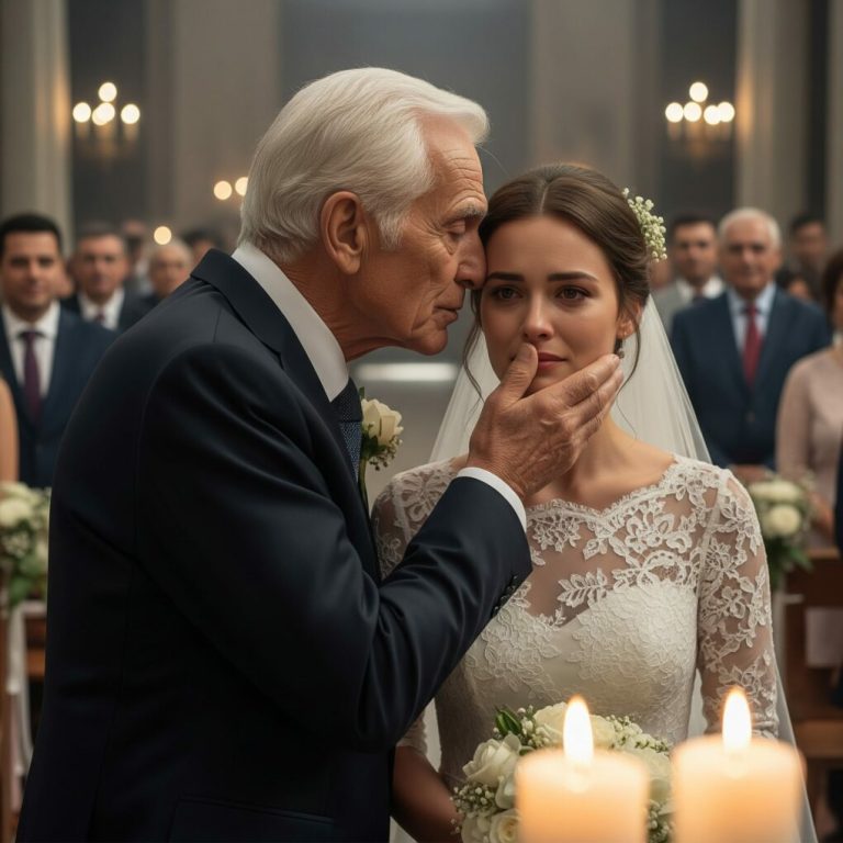 Aby zapłacić za operację ojca, została młodą żoną siedemdziesięcioletniego milionera. Jednak w noc poślubną jedna szokująca prawda sprawiła, że ​​drżała na progu.