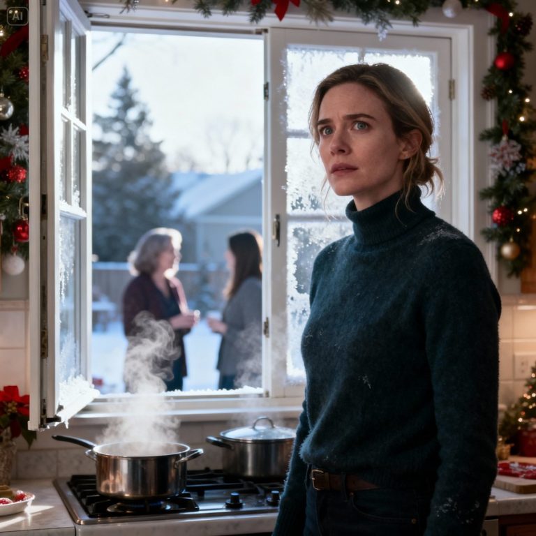 Podczas przygotowywania świątecznej kolacji otworzyłem okno i usłyszałem, jak moja siostra szyderczo mówi: „Nie mogę uwierzyć, że spędzamy święta z tym nieudacznikiem”. Moja matka odpowiedziała chłodno: „Tylko do czasu, aż zapłaci za remont”, a siostra dodała: „Ja też jestem gotowa wziąć na siebie jej część”. Zamknąłem okno, witany uśmiechem na twarzy – i trzy dni później wszystko się zmieniło.