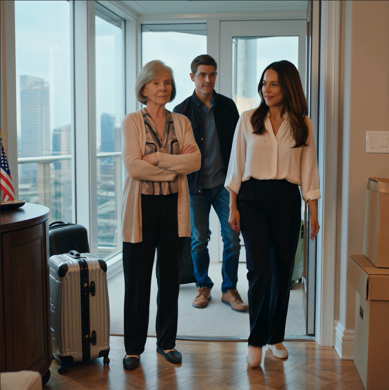 Moja synowa nastawiła przeciwko mnie mojego jedynego syna i całą rodzinę przez 12 lat – zabronili mi widywać się z wnuczką i nazywali mnie „toksyczną”… Potem mój biznes cukierniczy się rozkręcił, kupiłam luksusowy penthouse, a następnego ranka pojawiła się z walizkami i powiedziała: „Wprowadzamy się, bo rodzina pomaga rodzinie”