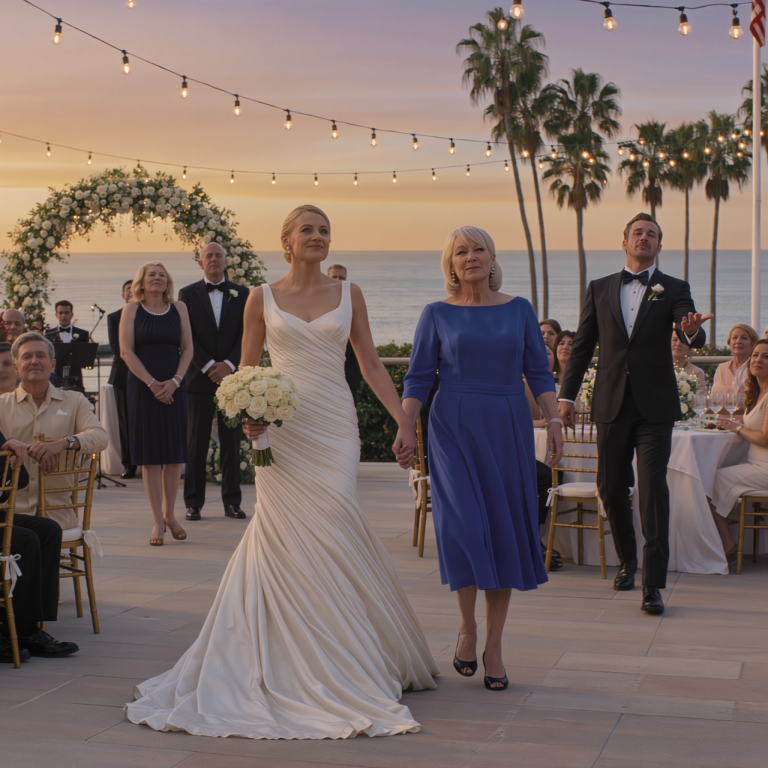 Na moim własnym ślubie moi teściowie wskazywali na moją mamę i nazywali ją „kiepsko ubraną żebraczką”, mój narzeczony się śmiał i mówił: „Teściowa jest z niższej klasy, ale córka to rekompensuje” — więc odwołałam ślub w białej sukni i wyszłam… A potem moja mama zwróciła się do mnie i powiedziała: „Kochanie, jestem miliarderką”