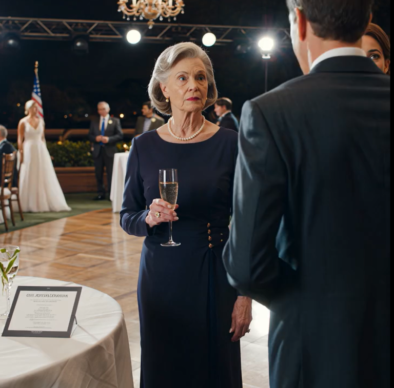 Moja synowa zażądała „rozmowy z właścicielem” z powodu mojej obecności – i to był jej największy błąd. Kiedy niespodziewanie zobaczyła mnie na ślubie mojej wnuczki