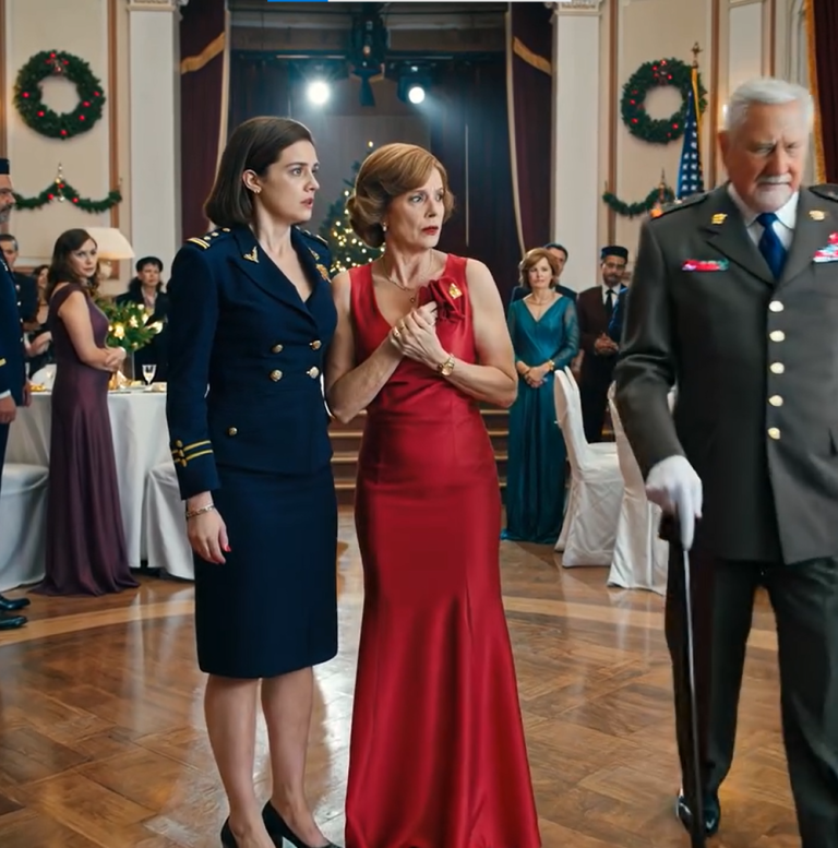 Macocha zerwała złotą broszkę z mojego munduru. „Ukradłeś to!” krzyknęła. „Nie masz prawa tego nosić!” Uniosła ją. Weteran ją wyrwał. „Proszę pani… To skrzydła pilota z Normandii”. „Zabierz to z moich oczu”.