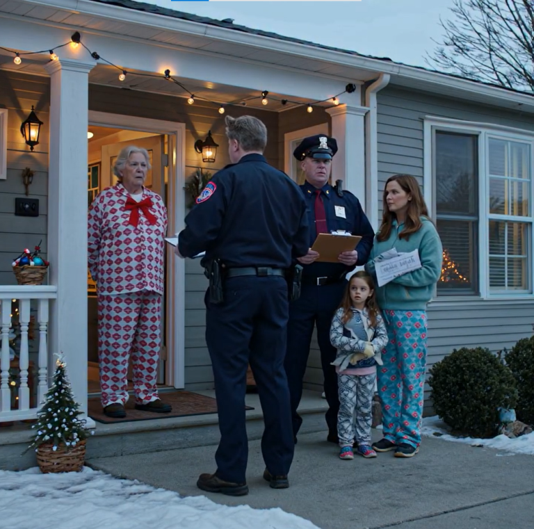 Moi teściowie przykleili karteczkę do drzwi sypialni mojej 11-letniej córki w Boże Narodzenie: „Oddaliśmy twojego psa. To był za duży kłopot. Nie rób zamieszania”. Przyniosła mi ją ze łzami w oczach. Nie krzyczałam. Nie płakałam. Obmyśliłam inny plan. Następnego ranka, kiedy otworzyli drzwi i zobaczyli, kto stoi na ich ganku, zaczęły się krzyki – i zdecydowanie nie dochodziły z mojej strony.