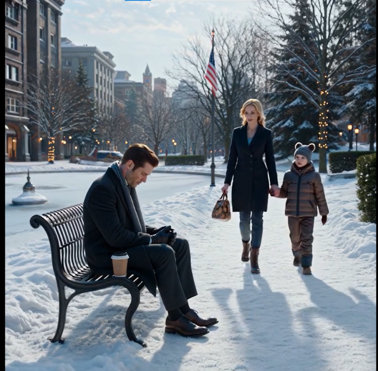 „Nie płacz, proszę pana. Jeśli jesteś samotny, możesz usiąść ze mną i moją mamą” – powiedział chłopiec cicho do prezesa, siedzącego samotnie na ławce w parku – i w tej chwili cały jego świat się zmienił.