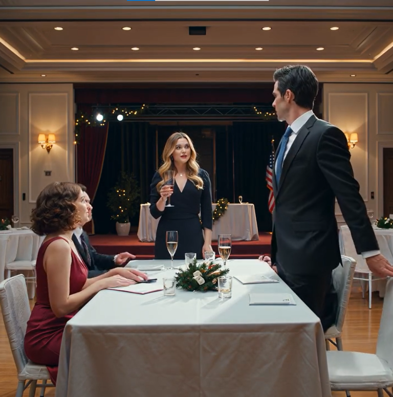 Przy obiedzie moja mama uśmiechnęła się i powiedziała: „Przekazujemy klucze do domku, który dali ci rodzice, twojej siostrze”. Moja siostra roześmiała się i dodała: „Spokojnie, to tylko domek”. Mój narzeczony po prostu… spojrzał na moją mamę i powiedział sześć słów – i cały stół zamarł.