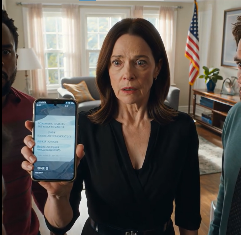 Krzyk przeciął pokój niczym nóż. Głos Patricii, wysoki i przerażony, odbił się echem od ścian rodzinnego zgromadzenia.