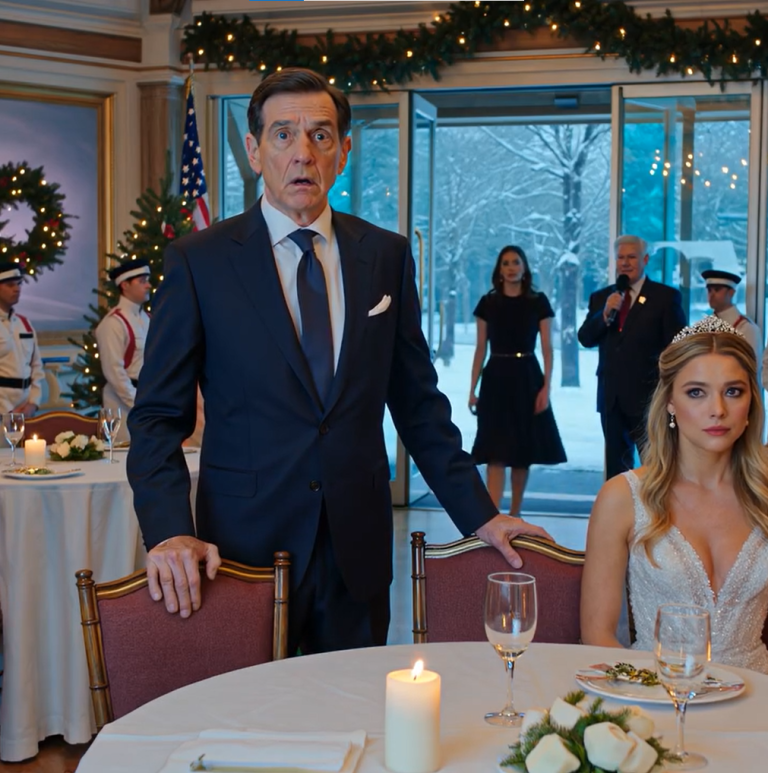 Na weselu mojej siostry tata kazał mi usiąść z obsługą i zażartował: „Przynajmniej jesteś ubrany do serwowania drinków”. Goście się śmiali. Nalałem szampana i wyszedłem w milczeniu. Godzinę później kierownik sali wyłączył muzykę, wskazał na tatę i oznajmił: „Właściciel chce, żebyś wyszedł”. Tata uśmiechnął się krzywo:…