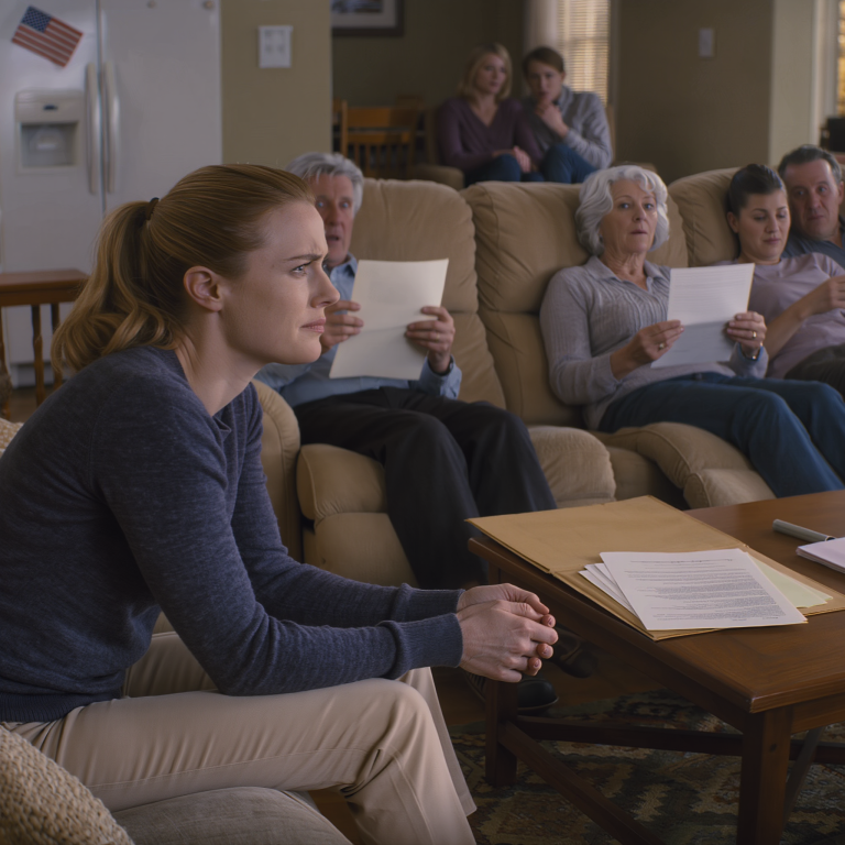 Moja matka spojrzała mi prosto w twarz: „Rodzina twojej siostry zawsze będzie numerem jeden, ty zawsze będziesz na końcu”, mój ojciec skinął głową, jakby to była najbardziej oczywista rzecz na świecie, a ja po prostu odpowiedziałem: „Tak, dobrze”, po czym cicho podzieliłem się pieniędzmi, podzieliłem się planami… aż do dnia, w którym cała rodzina ściskała plik rachunków, zapukała do mnie, żebym wziął na siebie ich dług i otrzymała odpowiedź, która zamroziła cały salon.