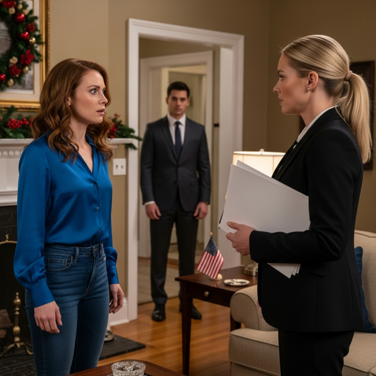 Moja siostra potroiła mój czynsz do 6800 dolarów na Boże Narodzenie — 20 minut później jedno pukanie do drzwi sprawiło, że uśmiech zniknął jej z twarzy