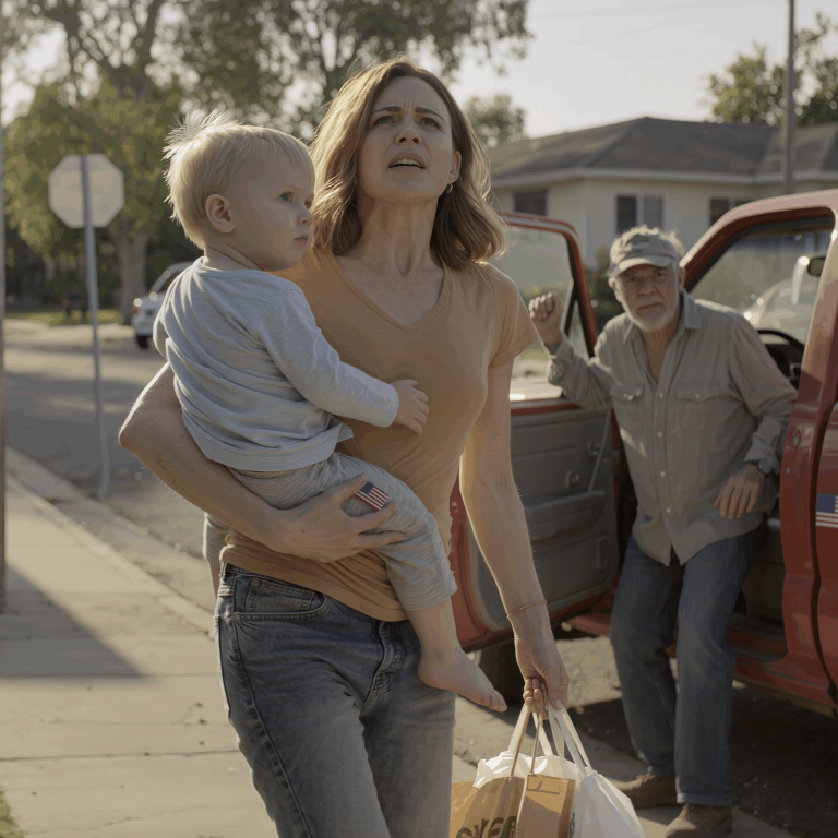 Mój tata zobaczył mnie, jak kulałam z dzieckiem na rękach w palącym południowym słońcu, zapytał: „Gdzie jest samochód?”, a ja mogłam tylko szepnąć: „Moja teściowa i mąż go zabrali, powiedzieli, że mam szczęście, że w ogóle pozwolili mi tu zostać”... zamilkł na 3 sekundy, po czym powiedział: „Wsiadaj do samochodu, dziś wieczorem my się tym zajmiemy”, a tej nocy przed domem moich teściów jedno jego zdanie natychmiast zamknęło całą rodzinę.