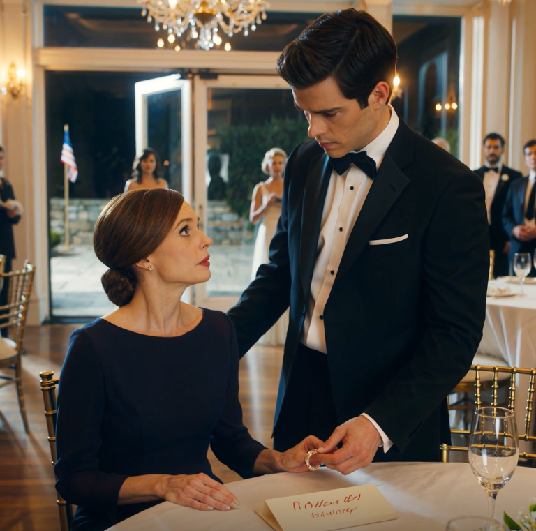 Pojawiłem się na ślubie syna z dumą samotnej matki, z wysoko uniesioną głową. Mimo to na mojej wizytówce widniał napis: „Gość spoza listy – zaproszony tylko po to, żeby zająć miejsce”. Rodzina panny młodej zaśmiała się cicho. Już miałem odejść od stołu, gdy syn złapał mnie za rękę: „Mamo, wychodzimy razem”. Z absolutnym spokojem wysłałem jednego SMS-a – czystego, precyzyjnego jak operacja. Następnego ranka mój telefon pokazał 66 nieodebranych połączeń od panny młodej. Nikt nie odebrał. Żadnej odpowiedzi. Koniec śmiechu. Konsekwencje, które miały nastąpić, prawdopodobnie wykraczały poza wszelkie scenariusze.