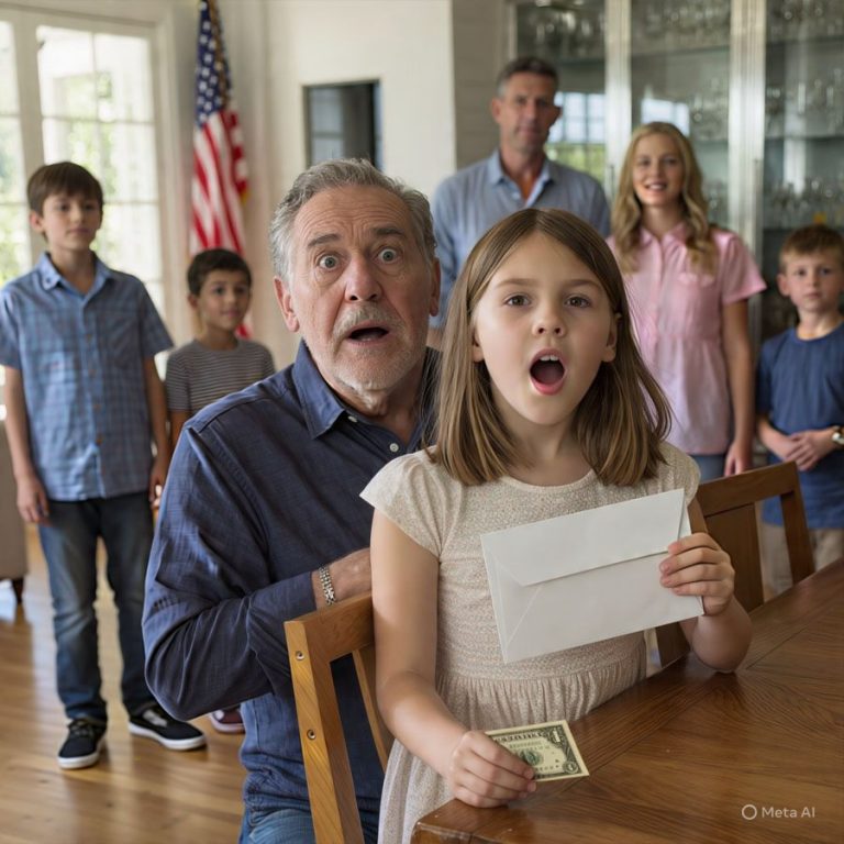 Dziadek dał każdemu wnukowi 5000 dolarów. Moja córka dostała dolara i banknot. Jeden telefon zmienił wszystko…