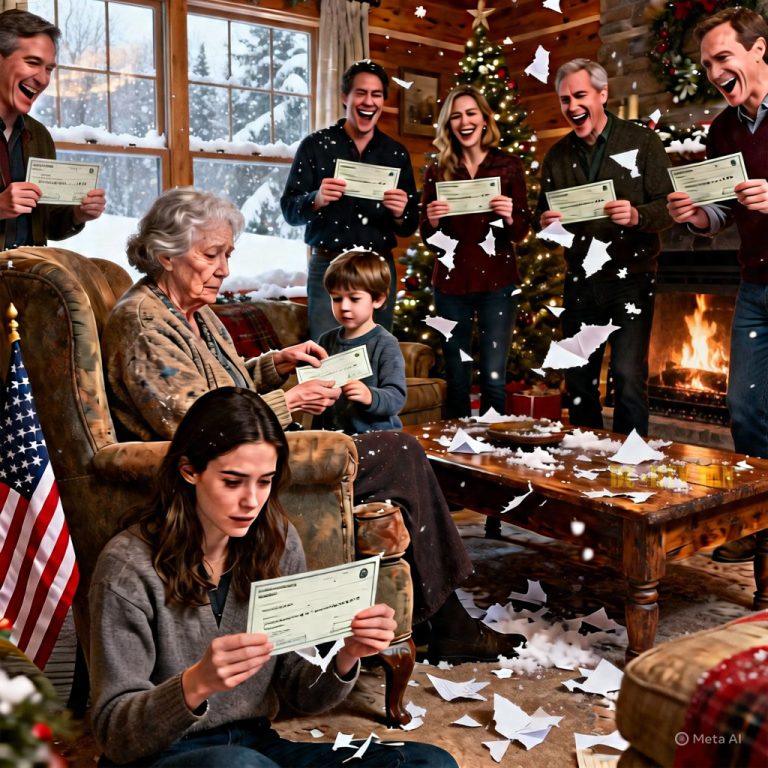 Na Boże Narodzenie babcia dała wszystkim czeki na 5 milionów dolarów. Śmiali się: „To podróbka”. Potem wpłaciłem swój…