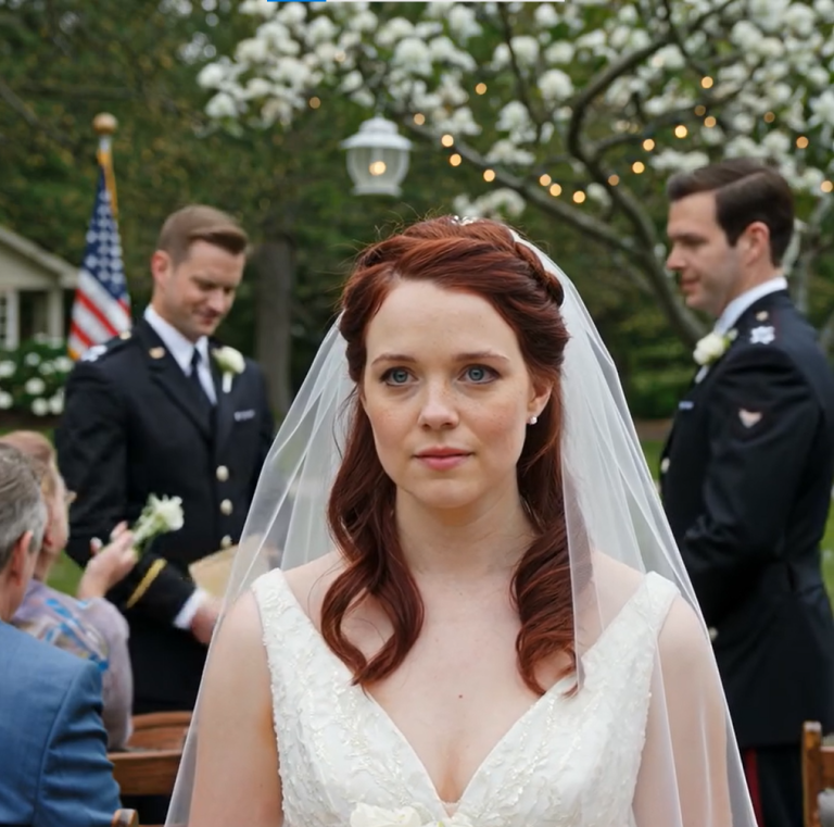 Mój brat zrobił scenę na moim ślubie, a potem mój marynarski narzeczony wyprostował sprawę przed wszystkimi Ogród wyglądał jak pocztówka: białe lampiony na drzewach