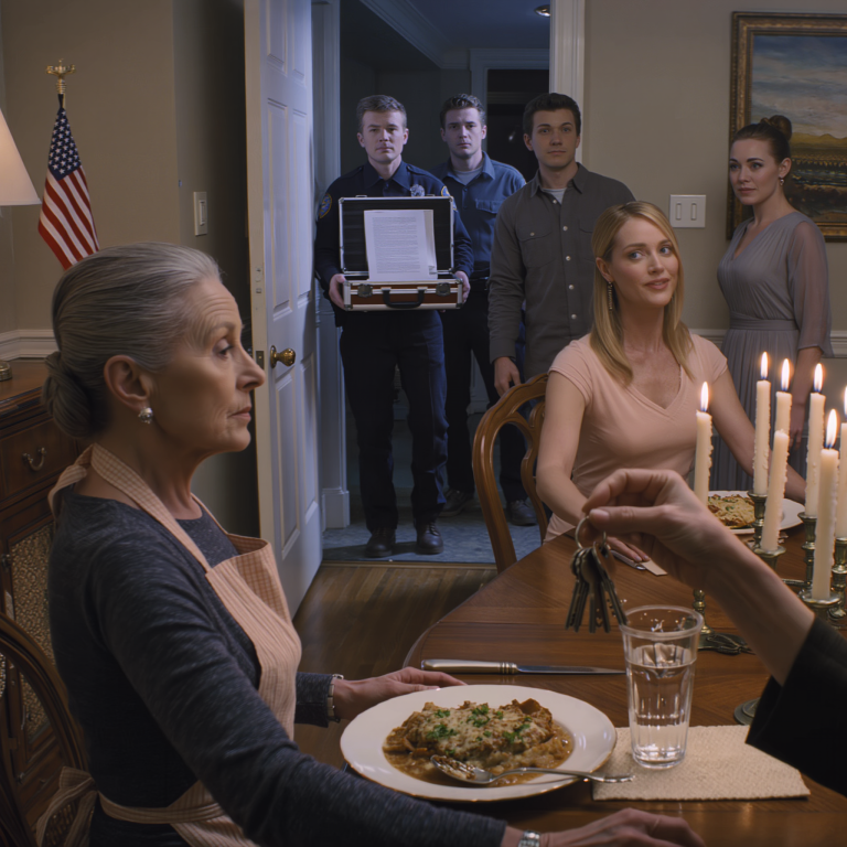 „Nie zapraszałam cię” – powiedziała moja synowa, gdy usiadłam przy stole. Nie spałam od piątej rano, w dniu jej urodzin, mimo że to był mój dom. Goście patrzyli na mnie, jakbym nie pasowała do tego miejsca. Wstałam, podeszłam do drzwi i zrobiłam coś, czego nikt się nie spodziewał.