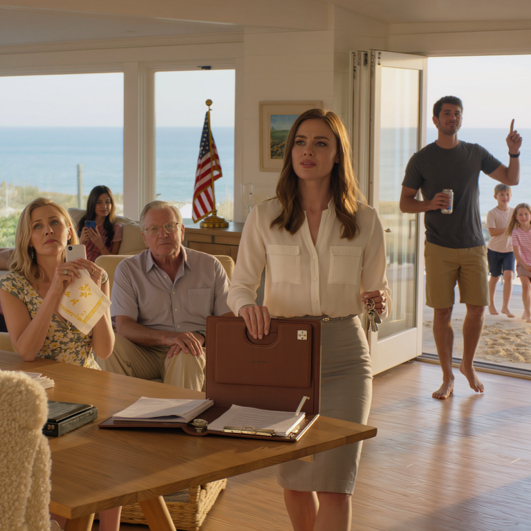 Kupiłem rodzicom dom nad morzem, żeby uczcić ich 50. rocznicę ślubu. Ale kiedy przyjechałem, dom był już zamieszkany przez rodzinę mojej siostry. Ojciec stał tam drżąc, matka ocierała łzy, a szwagier wskazywał na nich i mówił: „To mój dom”. Myśleli, że po prostu będę milczał i odejdę jak zwykle. Mylili się.