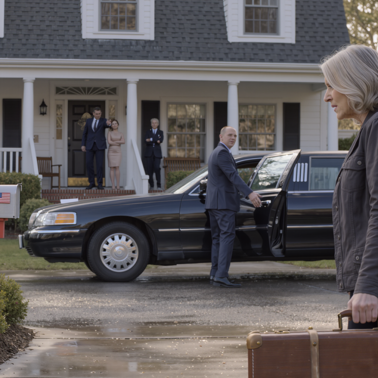 „Jeśli nie chcesz iść do domu opieki, spakuj torbę i wynoś się z mojego domu – natychmiast!” – krzyknął mój syn, patrząc mi w oczy. Zachowałam spokój, uśmiechnęłam się, złożyłam ubrania i zamknęłam walizkę. Godzinę później podjechała limuzyna. Kiedy otworzył drzwi i zobaczył, kto po mnie przyjechał… jego uśmiech zniknął.