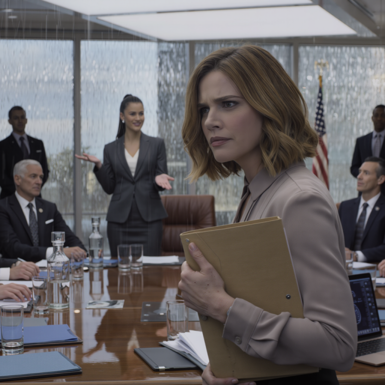 W chwili, gdy moja młodsza siostra usiadła na krześle prezesa, zerwała się na równe nogi podczas zebrania zarządu, które SAM zorganizowałem, i chłodno oświadczyła: „Nie jesteś już potrzebna” — nie sprzeciwiłem się, tylko się uśmiechnąłem… a potem wybuchnąłem śmiechem, sprawiając, że cała sala wybuchła gęsią skórką, ponieważ następnego ranka w końcu zrozumiała, gdzie tak naprawdę znajduje się „prawdziwa władza”…