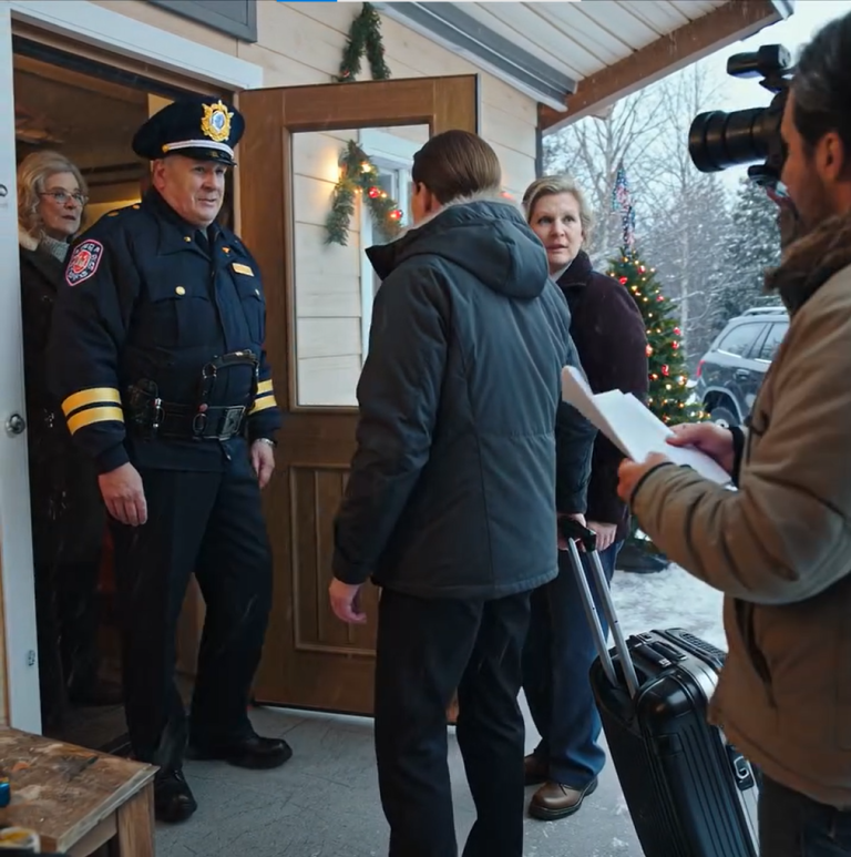 Po raz piąty „zapomnieli” zaprosić mnie na święta. Spakowałam walizkę i pojechałam sama do mojej chatki w górach. Tydzień później przyjechali, pewni, że jak zwykle mogą wejść. Ale kiedy drzwi się otworzyły, zobaczyli policjanta, kamery w ruchu… i mojego prawnika czekającego na nich. I w tym momencie… Zbladli.