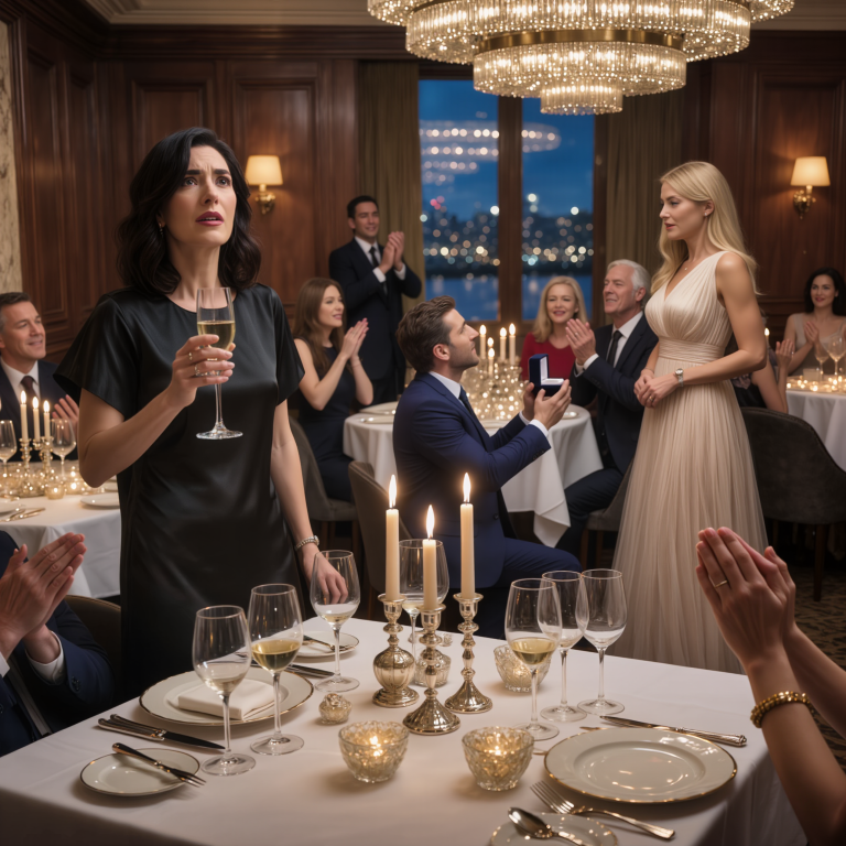 Oświadczył się swojej kochance podczas naszej rocznicowej kolacji… i pomyślał, że najpierw po cichu podpiszę swoje życie