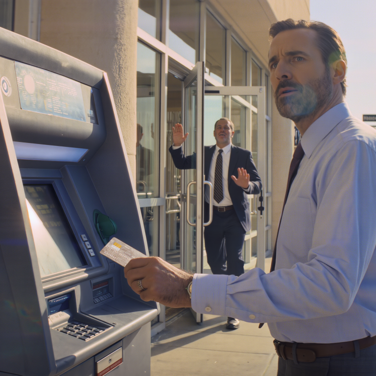 Wyrzuciła mnie z naszego domu w Riverside, a potem wytarta karta mojej mamy sprawiła, że ​​wbiegł kierownik banku