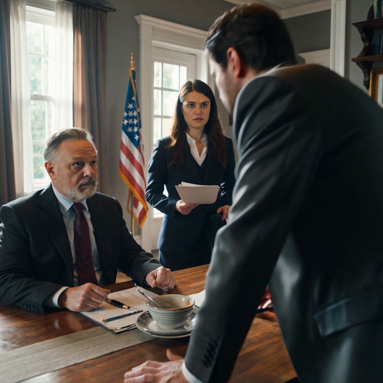 Kiedy w końcu cieszyłem się pierwszym od czterech lat zaakceptowanym urlopem na cichym tarasie na Santorini, mój teść – prezes – zadzwonił i warknął: „Myślisz, że na to zasługujesz? Bierzesz urlop, podczas gdy inni dźwigają twój ciężar?”. „Gdyby lenistwo było tytułem zawodowym, w końcu byś się do tego nadawał – nie zawracaj sobie głowy powrotem”. Roześmiałem się, rozłączyłem i stuknąłem kieliszkami z nieznajomym obok mnie – prezesem naszego największego rywala. Kiedy wróciłem do domu, zapanował chaos…