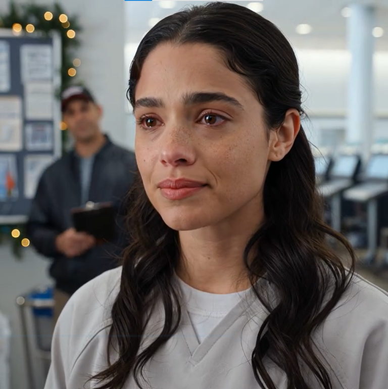 Dyrektor generalny pod przykrywką wchodzi do swojego sklepu i widzi, jak sprzątaczka wyciera oczy – i prawda jest taka, że ​​naciągnął nisko czapkę baseballową i