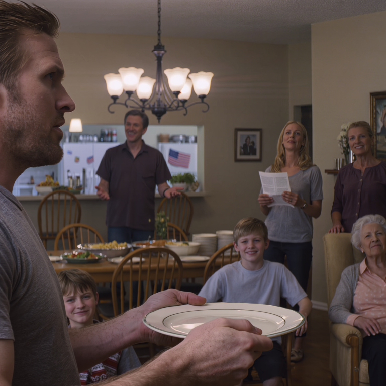 Pierwsze spotkanie rodzinne od 5 lat — w chwili, gdy weszłam, tata ryknął: „Ta 'porażka' wróciła!”, po czym zaczął obstawiać: „ile minie, zanim poprosi o pieniądze?” — ​​mama rozdawała wydrukowane memy z moją twarzą, żeby cała rodzina mogła się z nich pośmiać — babcia chłodno powiedziała: „usunęłam cię z testamentu” — po prostu trzymałam talerz z jedzeniem, uśmiechałam się i wypowiadałam jedno zdanie… 31 dni później mój telefon wybuchł 94 połączeniami: „skąd to masz?!”