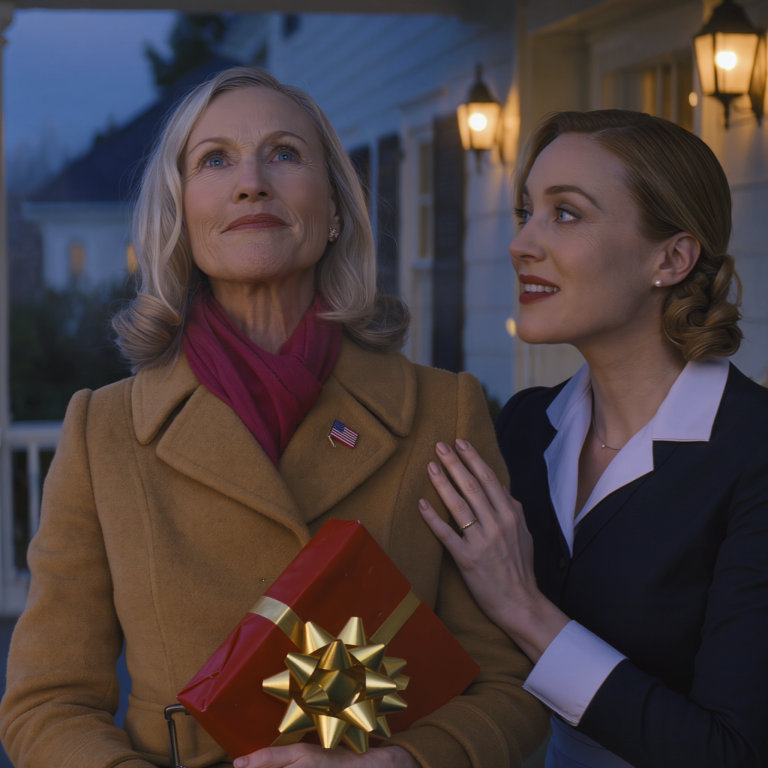 Mój syn zaprosił mnie na kolację wigilijną po roku milczenia. Kiedy przyjechałem, gospodyni zatrzymała mnie i szepnęła: „Nie wchodź, wyjdź natychmiast”. Zaufałem jej i pospieszyłem do samochodu. Pięć minut później… wszystko się zmieniło.