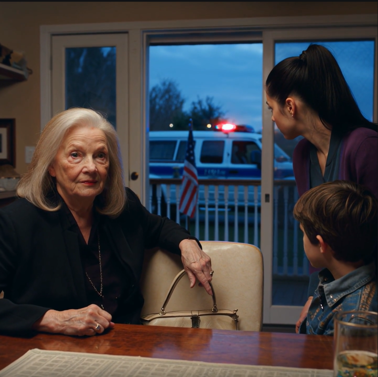 Zaprosiłam całą rodzinę na obiad, żeby porozmawiać o testamencie. Synowa uśmiechała się w sposób, który wydawał się dziwnie wymuszony. Nagle, wnuczek mocno mnie przytulił i wyszeptał: „Babciu, mamo, włożyłam diamentowy naszyjnik do twojej torebki”. Zamarłam, a moje dłonie i stopy zrobiły się lodowate. Kiedy nikt nie zwracał na mnie uwagi, cicho wsunęłam naszyjnik z powrotem do torebki synowej. Dziesięć minut później…