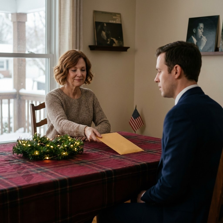 Mój syn zadzwonił i powiedział: „Ślub jutro. Załatwiłem rachunek, a dom jest już załatwiony. Do widzenia”. Nie sprzeciwiłem się. Uśmiechnąłem się, bo nie rozumiał jednego kluczowego szczegółu dotyczącego tej nieruchomości i sposobu przygotowania dokumentów. Kiedy dotarł na miejsce, spodziewając się wiwatów i ciszy, pojedyncza koperta na stole sprawiła, że ​​prawda stała się nie do zignorowania, a jego pewność siebie zniknęła.