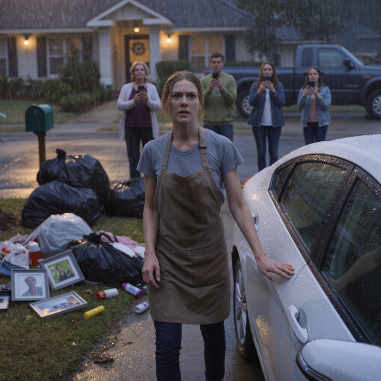 Moja mama transmitowała na żywo, jak mnie wyrzucono — i to, co potem znalazłem, nie wylądowało w koszu