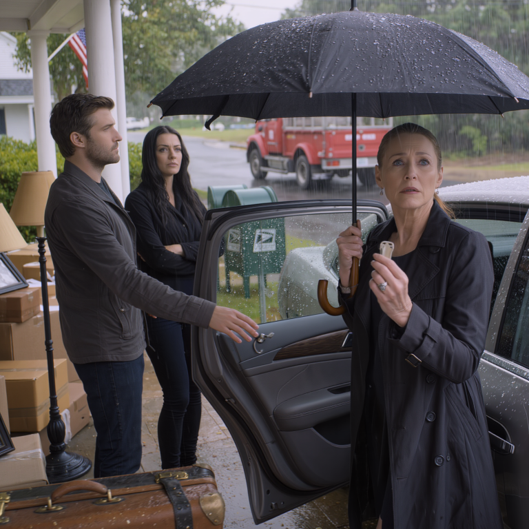 Podczas gdy ja sama chowałam męża, moje dzieci już zmieniały zamki w domu i układały moje życie na ganku niczym przesyłkę – walizki, albumy ze zdjęciami, a nawet lampkę do czytania – pewne, że złożę je na deszczu i odejdę… Jednak następnego ranka, gdy prawnik otworzył testament i zaczął czytać, ich twarze zbladły, a ja w końcu zrozumiałam, przed czym mój mąż mnie chronił.