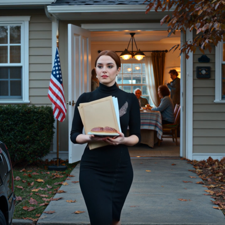 W Święto Dziękczynienia rodzice zatrzymali mnie przy wejściu i powiedzieli: „Nie jesteś zaproszony – idź do domu”. Za nimi zobaczyłem moją siostrę, wujka, a nawet najlepszego przyjaciela śmiejących się przy stole, więc po prostu skinąłem głową, wróciłem do samochodu, wykonałem jeden szybki telefon i dwadzieścia minut później mój telefon wybuchł… i zaczął się krzyk.