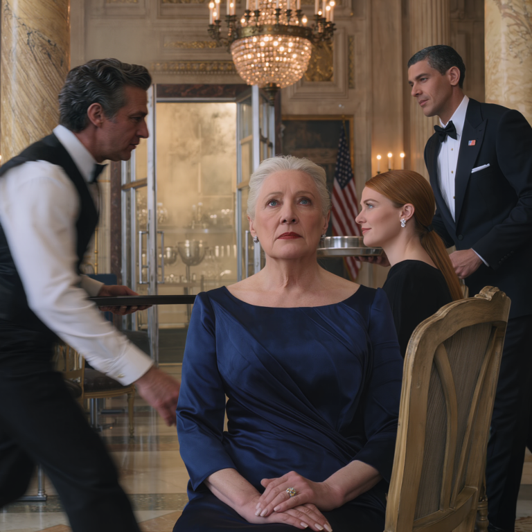 Moja bogata synowa zepchnęła mnie na „stół kuchenny” na weselu dla 400 gości w Newport, a o północy mój syn wysłał mi SMS-a z numerem konta, żądając kolejnych 30 000 dolarów na ich podróż poślubną na Malediwy za 93 000 dolarów. Nie zrobiłem sceny – po prostu po cichu zablokowałem przelew… a następnego ranka jego teść postawił przede mną kopertę z intercyzą i tajnym funduszem powierniczym – coś, co sprawiło, że cała „dynastia” Bennettów zaczęła się rozpadać.