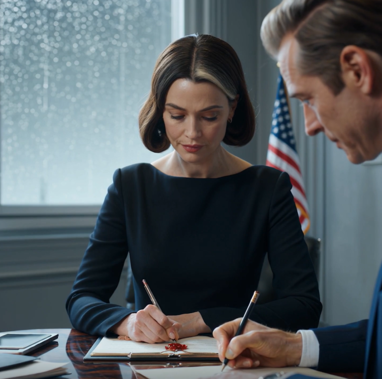 Podpisał papiery rozwodowe z uśmieszkiem na ustach, myśląc, że zostawia spłukaną żonę, ale nie miał pojęcia, że ​​właśnie odziedziczyłem warte 150 miliardów dolarów imperium nieruchomości, dla którego pracował, i że wkrótce zostanę nowym szefem, który zakończy jego karierę…