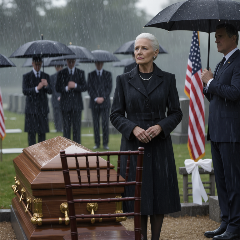 W dniu pogrzebu mojego męża, mój syn postanowił pójść na przyjęcie urodzinowe żony. Stałam przy trumnie w chicagowskim deszczu i zrozumiałam – może po raz pierwszy – że przez lata chroniłam niewłaściwą osobę. Jednym cichym ruchem unieważniłam jego miliard dolarów spadku… i zostawiłam mu „prezent”, którego nigdy nie zapomni.