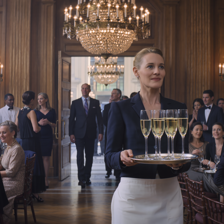 noc, kiedy pomylili mnie z pracownikiem na przyjęciu mojego syna i postanowiłam pozostać w roli