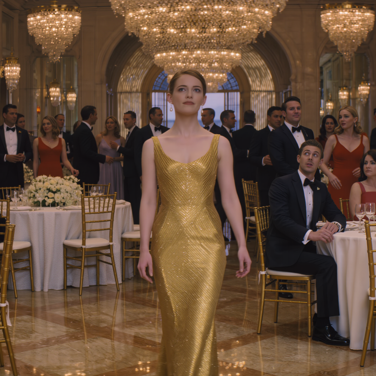 Noc, kiedy jego żona weszła na galę w złocie i wszystko pękło