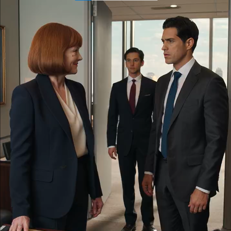 „Wynoś się z mojej sali konferencyjnej, jesteś zniedołężniały” – mój syn splunął na mnie przed inwestorami. Miałem 60 lat. Spojrzałem na jego fuzję wartą 50 miliardów dolarów i powiedziałem po prostu: „Baw się dobrze”. Następnego dnia bankierzy wpadli do biura bladzi jak ściana. „Ty idioto… Twoja matka ma 51% głosów. Właśnie zawetowała umowę i zwolniła cały zarząd”. Mój syn zamarł…