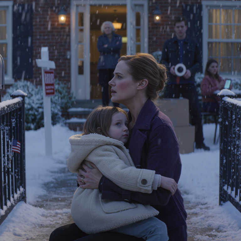 Moja siedmioletnia córka wróciła do domu i zobaczyła ogromny napis SPRZEDANE. Mama powiedziała jej, że jest BEZDOMNA i powinna czekać przy bramie. Czekała cztery godziny w śniegu. Kiedy się dowiedziałam, powiedziałam tylko: „Dobrze”. Szesnaście godzin później moi rodzice odebrali telefon i zaczęli krzyczeć…