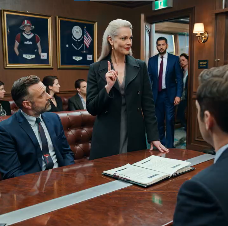 Mój syn napisał SMS-a: „Spotkanie rodzinne – pilne”. Wpadłam w pułapkę – prawnik czekał, a dokumenty spadkowe były już rozłożone. Uśmiechnęłam się i liczyłam: „Podpisz, mamo”, syknął syn, „Albo cię zniszczymy”. Okrążyli mnie jak ofiara. „Raz… Dwa… Trzy… Cztery… Pięć… Sześć”. Potem skinęłam głową w stronę drzwi. „Mój jedyny wszedł…”