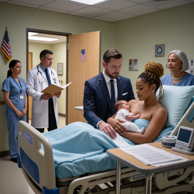 Mój mąż odmówił podpisania aktu urodzenia naszego dziecka w szpitalu. Cofnął się. Kwestionował wszystko. Ale wtedy… wszedł lekarz.