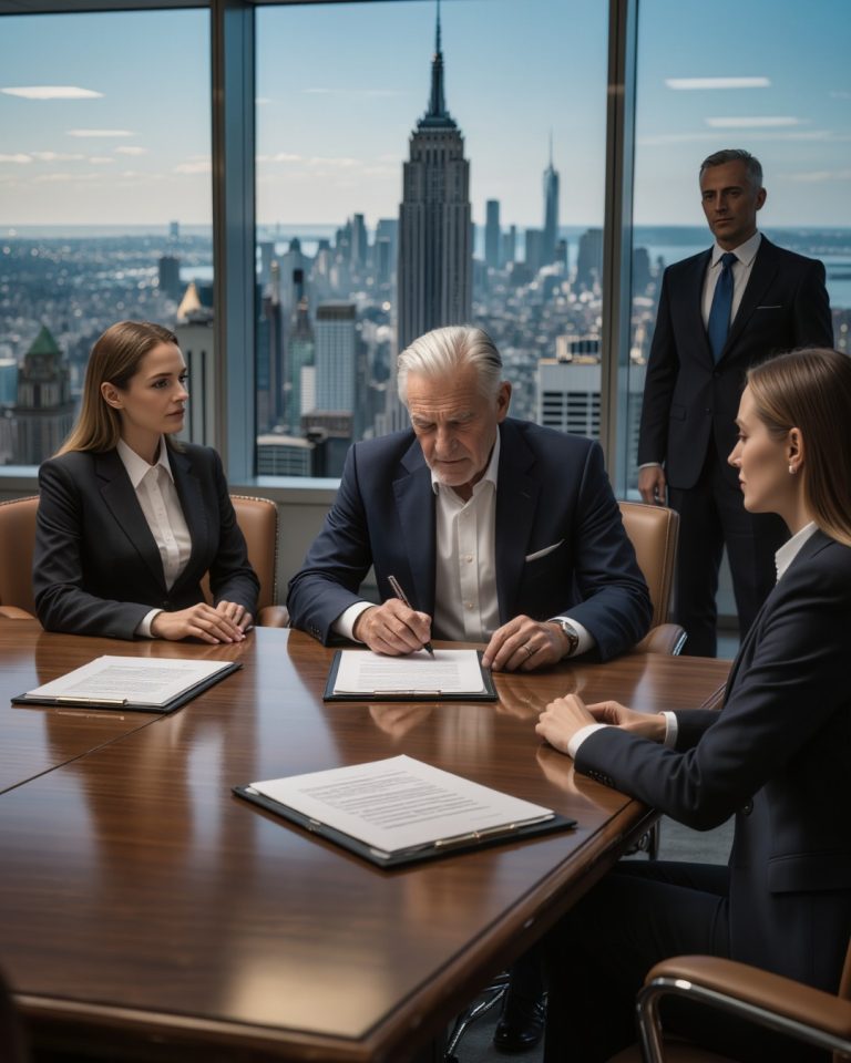 „Wynoś się z domu naszej matki” – syczały moje pasierbice dzień po pogrzebie. Wcisnęły mi pod nos „ugodę” na 300 000 dolarów i ostrzegły, że jeśli jej nie podpiszę, będą mnie ciągnąć przez sąd latami. Wyczerpana i pogrążona w żałobie, podpisywałam każdą stronę, nie czytając. Uśmiechały się krzywo – aż wszedł prawnik mojej zmarłej żony, otworzył jej prawdziwy testament i spokojnie przeczytał jedno zdanie, które zamieniło ich 6,7-milionowe zwycięstwo w natychmiastowy, cichy horror.