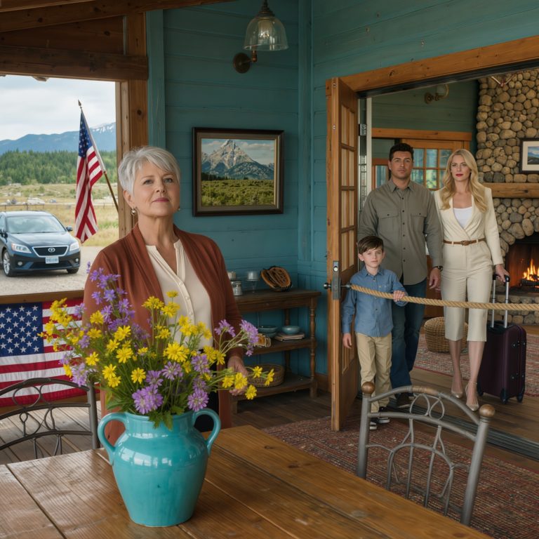 „Słyszeliśmy, że kupiliście luksusową willę w Alpach. Przyjechaliśmy, żeby z wami zamieszkać i zawrzeć pokój” – oznajmiła moja synowa w moich drzwiach, wtaszczając swój bagaż do środka, jakby już należał do niej. Nie zatrzymywałam ich. Ale gdy tylko weszli do głównego holu…
