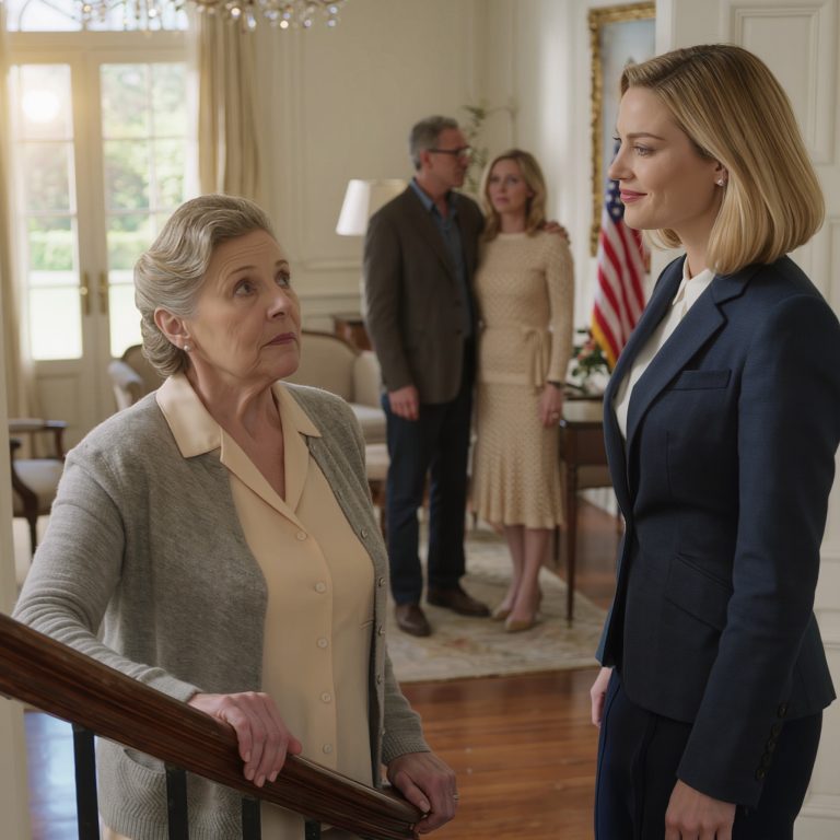 Zszedłem po schodach i usłyszałem głośny śmiech w salonie. Synowa oprowadzała parę po moim domu: „To miejsce jest tak duże, że można się zgubić, robiąc jedno okrążenie!”. Wybuchnęli śmiechem. Kiedy wszedłem, powiedziała wprost: „Wkrótce trafisz do domu opieki – nie będziesz już mogła o niczym decydować”. Spojrzałem jej prosto w oczy i spokojnie odpowiedziałem: „Zapłacisz za to, co robisz”.