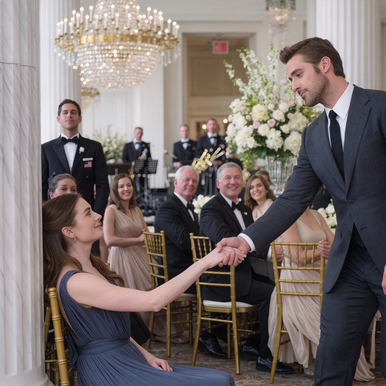 Siedziałem za filarem na ślubie mojej siostry. Wszyscy udawali, że nie jestem rodziną. Potem jakiś nieznajomy usiadł obok mnie i powiedział: „Po prostu rób to, co ja i udawaj, że jesteś moją randką”. Kiedy wstał, żeby przemówić, wszyscy się odwrócili. Siostra przestała się uśmiechać.