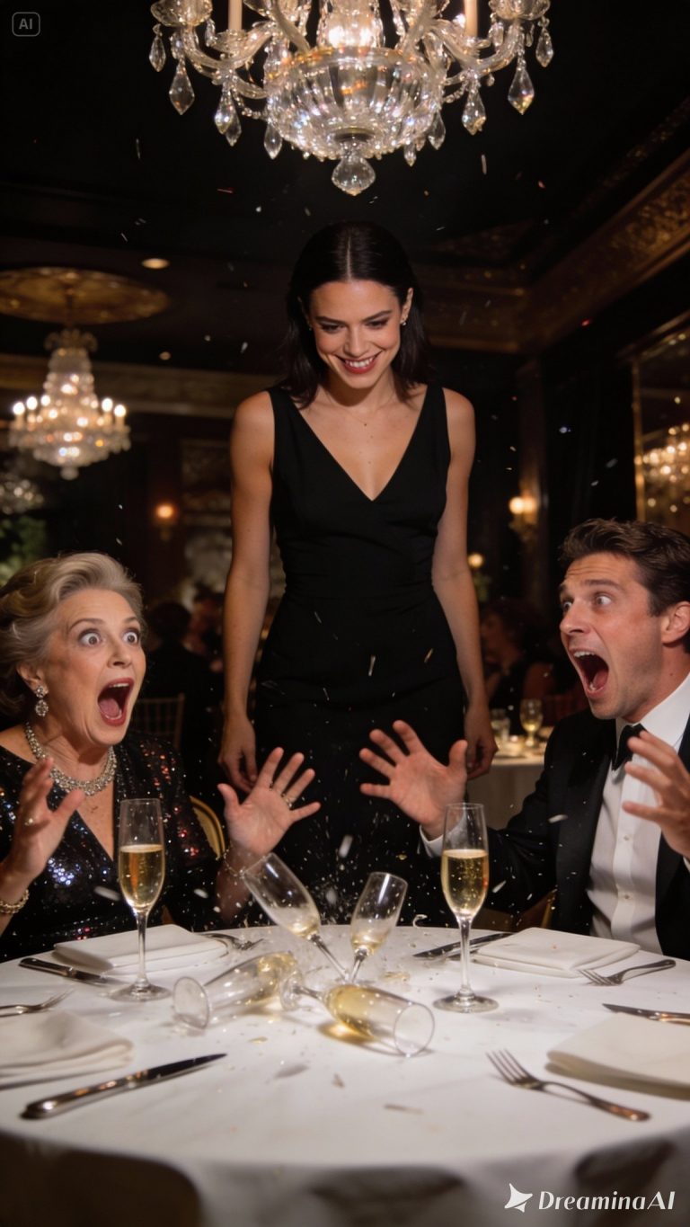 Mama kpiła ze mnie przy obiedzie: „Zaprosiliśmy cię tylko z litości. Nie siedź długo”. Brat się roześmiał: „Jesteś nieudacznikiem”. Zaprosili mnie na kolację sylwestrową tylko po to, żeby mnie upokorzyć. Uśmiechnęłam się tylko, wzięłam łyk drinka i po cichu wyszłam. Tydzień później — domek rodzinny został sprzedany. Wspólne konta zostały zamknięte. Potem zaczęły napływać wyciągi bankowe…